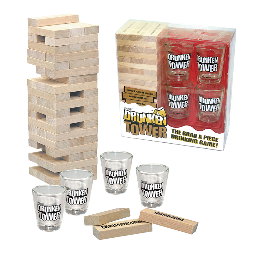 drunken tower jenga game rules