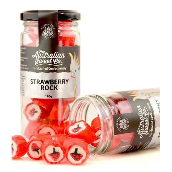 Strawberry Rock Candy