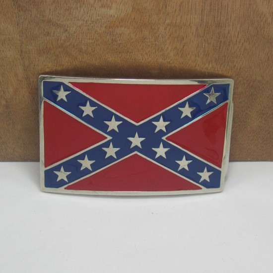 Confederate Flag Belt Buckle