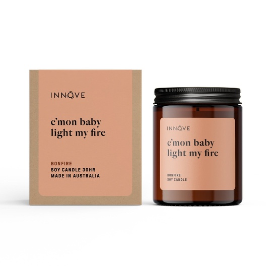 C'mon Baby Light My Fire - Bonfire Soy Candle