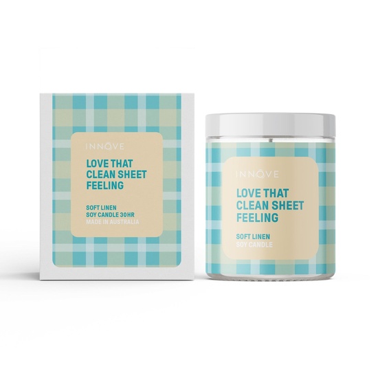 Love That Clean Sheet Feeling - Soft Linen Soy Candle