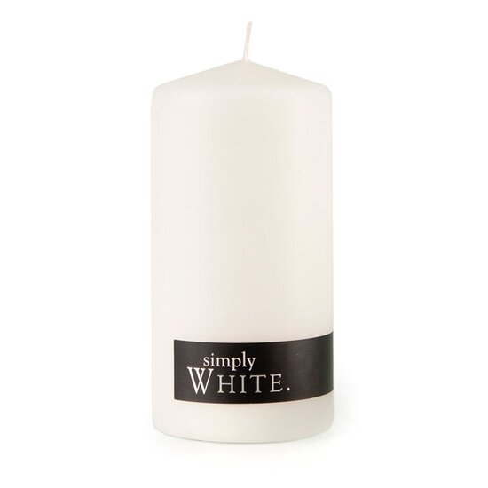 White Pillar Candle - Standard