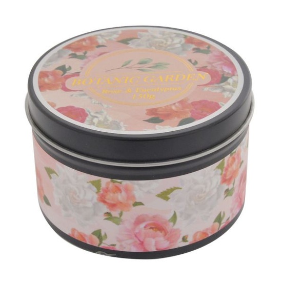 Rose & Eucalyptus - Botanic Garden Tin Candle