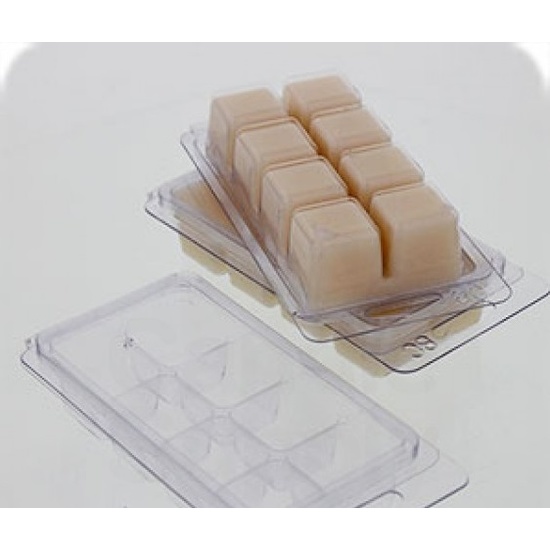 Clam Shell Melt Mould - Blocks 8 Cavity (x50)