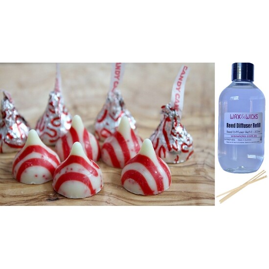 Candy Cane Kiss - Reed Diffuser Refill 