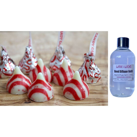 Candy Cane Kiss - Reed Diffuser Refill 