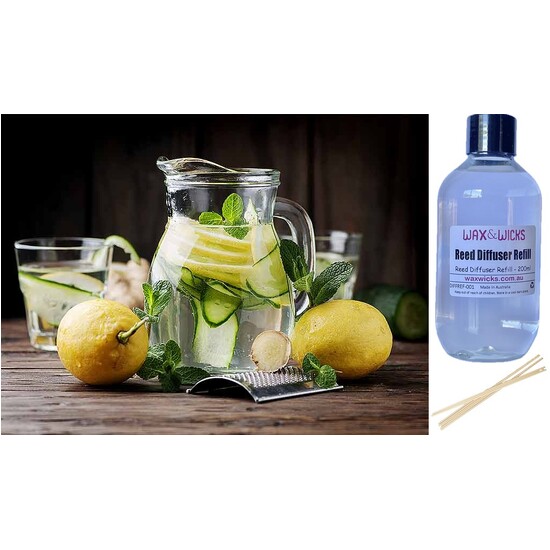 Cucumber Ginger & Mint - Reed Diffuser Refill 