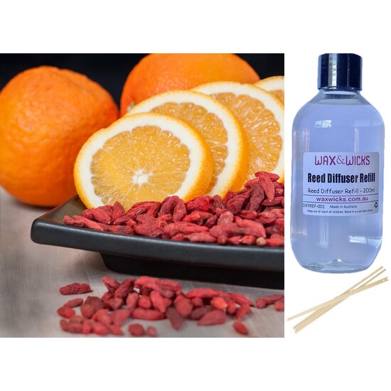 Goji Berry & Tarocco Orange - Reed Diffuser Refill 