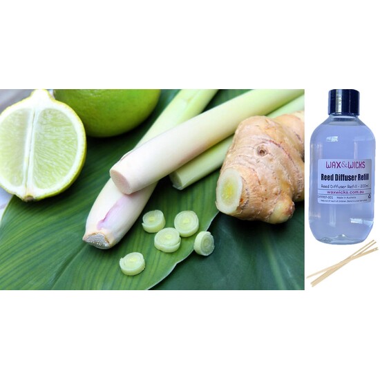 Lemongrass & Ginger - Reed Diffuser Refill 