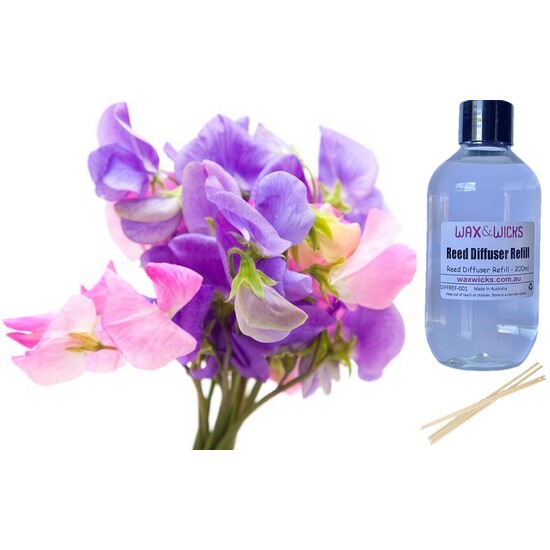 Sweet Pea & Vanilla - Reed Diffuser Refill 