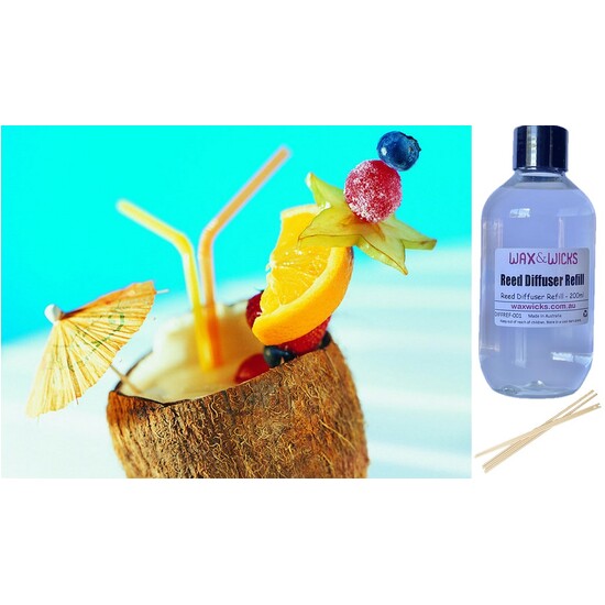 Tropical Coconut - Reed Diffuser Refill 