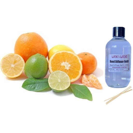 Lime Basil & Mandarin - Reed Diffuser Refill 