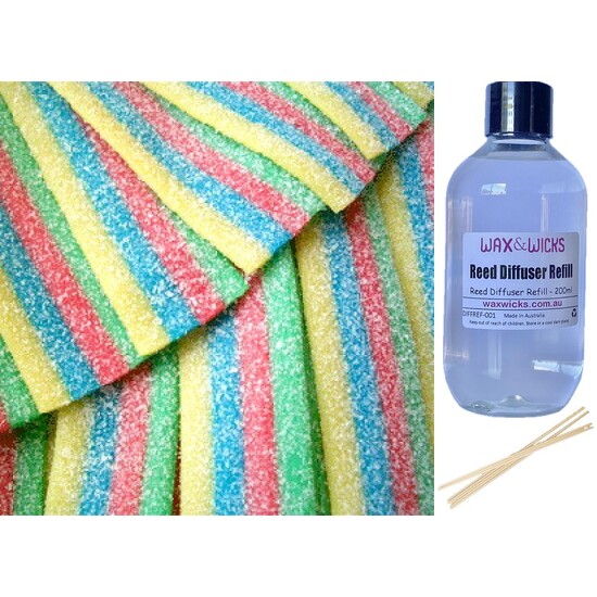 Rainbow Sour Strips - Reed Diffuser Refill 