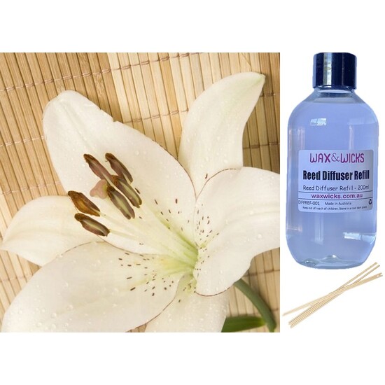 Bamboo & White Lily - Reed Diffuser Refill 