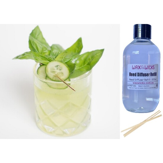 Basil & Cucumber - Reed Diffuser Refill 