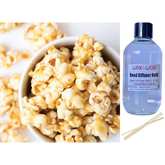 Buttered Caramel Popcorn - Reed Diffuser Refill 