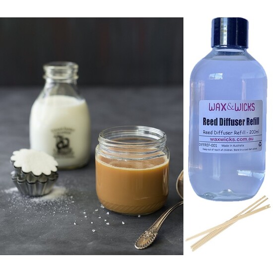 Almond Milk Caramel - Reed Diffuser Refill 
