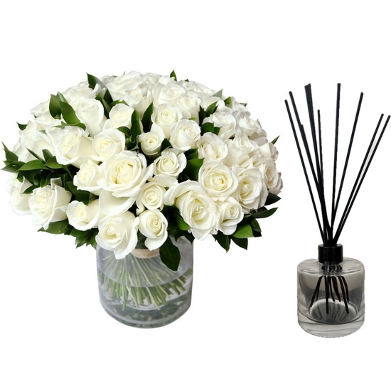 Sheer Lily & White Rose - Reed Diffuser