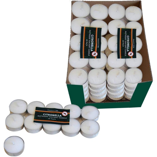 Citronella Tea Light Candles (10 pack)