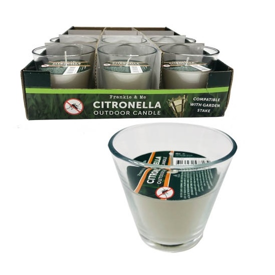 Citronella Glass Candle (Suitable for Stakes)