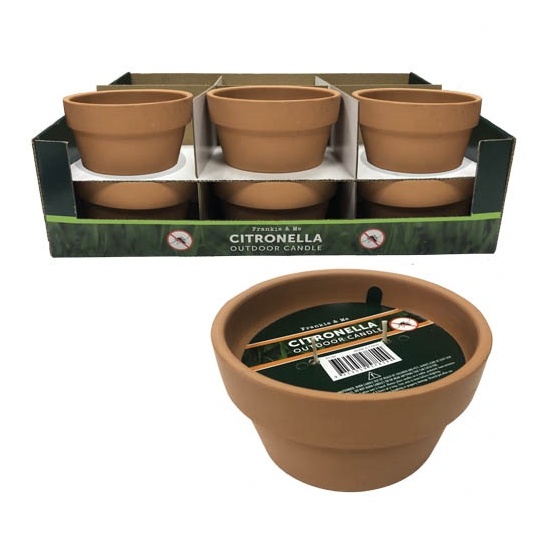 Citronella Candle - Terracotta Pot (Medium)
