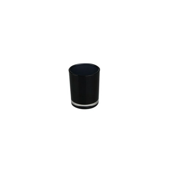 Votive Jar - Opaque Black (x12)