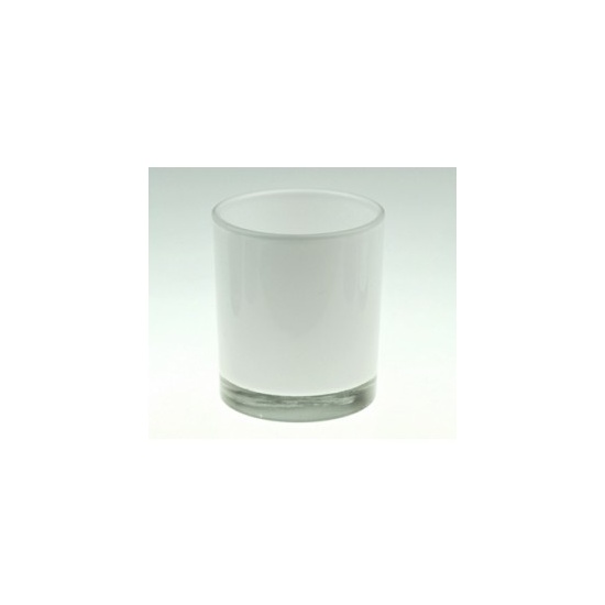 Votive Jar - Opaque White (x12)