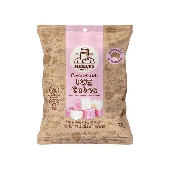 Coconut Ice Cubes - 75g Snack Pack