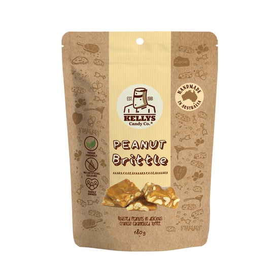 Peanut Brittle - Pouch 180g Pouch