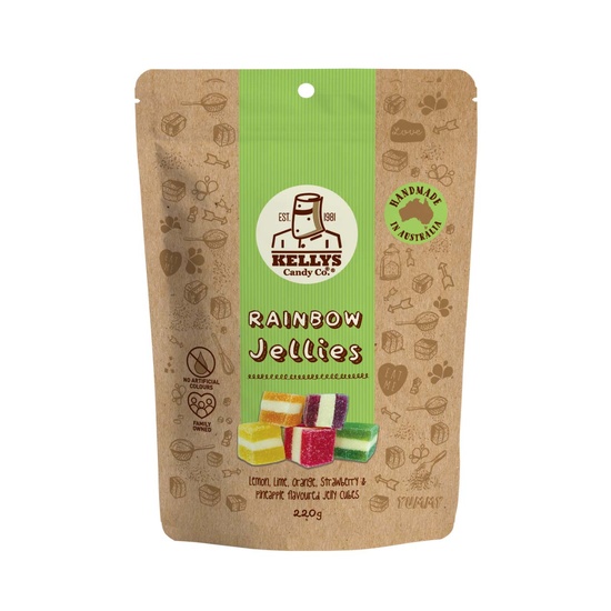 Rainbow Jellies - 220g Pouch