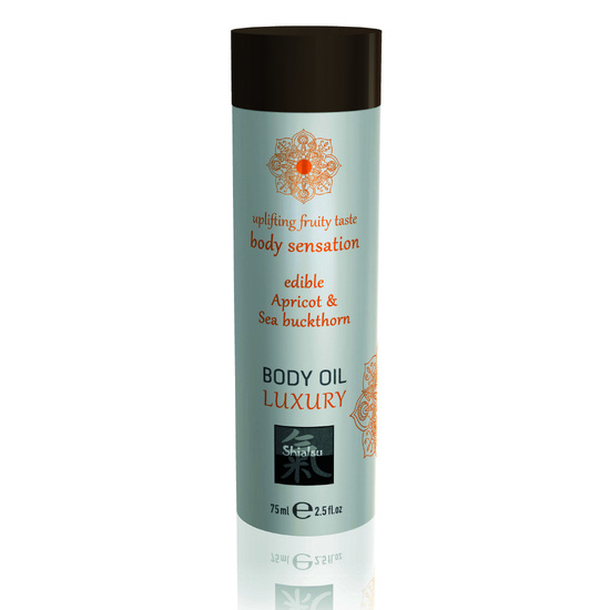 Shiatsu Luxury Body Oil Edible Apricot and Sea Buckthorn