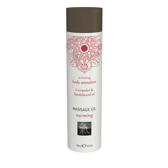 Shiatsu Massage Oil Warming Coriander And Sandalwood Oil 100ml