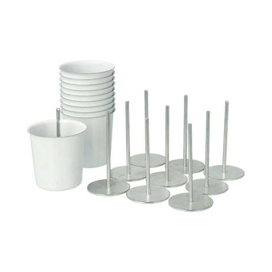 Votive Mould & Wick Pin (x10)