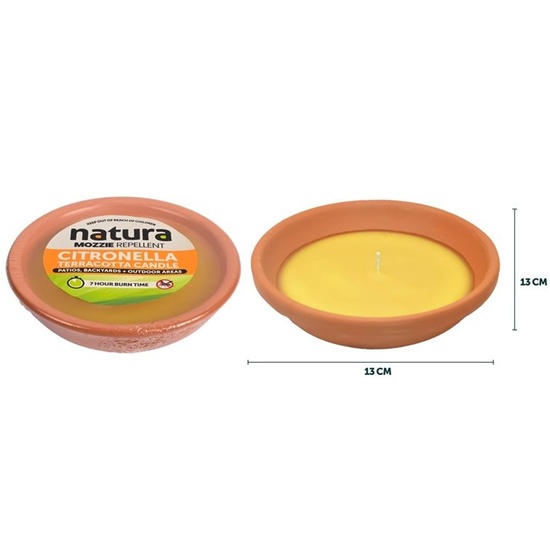 Citronella Candle - Terracotta Pot