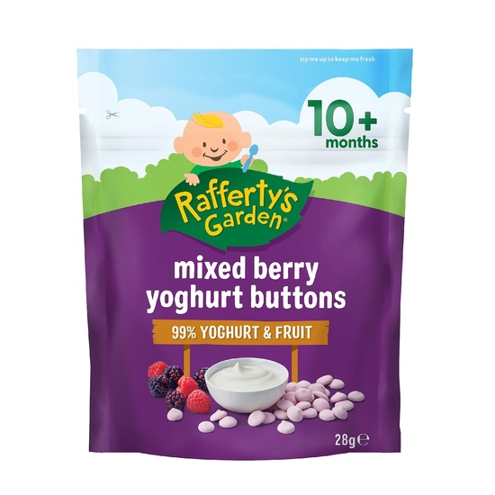 Mixed Berry Yoghurt Button Snacks for Babies