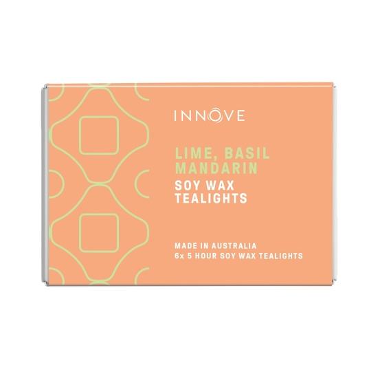 Lime Basil Mandarin - Soy Tea Light Candles