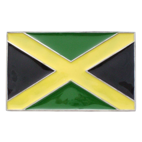 Jamaica Flag Belt Buckle