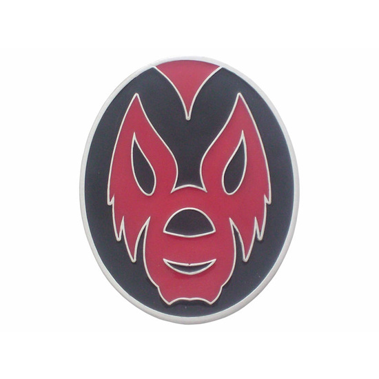 Mexican Wrestling Mask Belt Buckle
