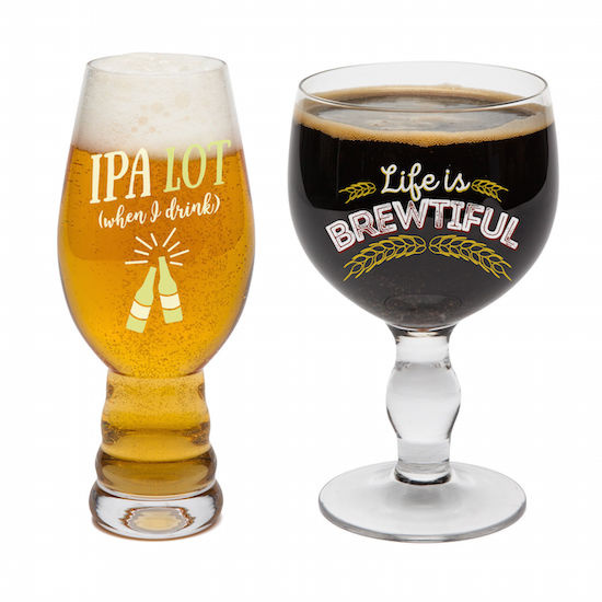 Beer Snob Glass Set