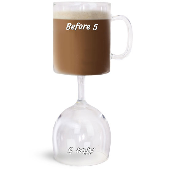 Before & After 5 Coffee & Wine Glass