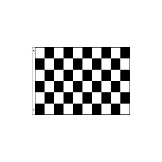 Checker Polyester Flag (5ft x 3ft)
