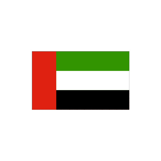 United Arab Emirates Polyester Flag (5ft x 3ft)