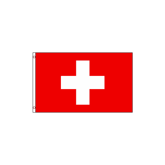 Switzerland Polyester Flag (5ft x 3ft)