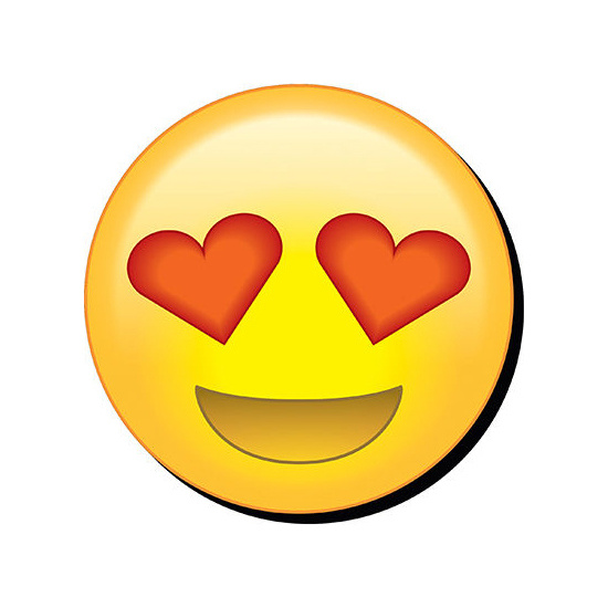 Eye Hearts Emoji Funky Chunky Magnet