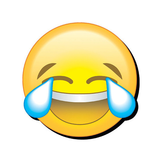 Crying Laugh Emoji Funky Chunky Magnet
