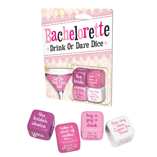 Bachelorette Drink Or Dare Dice Drinking Game