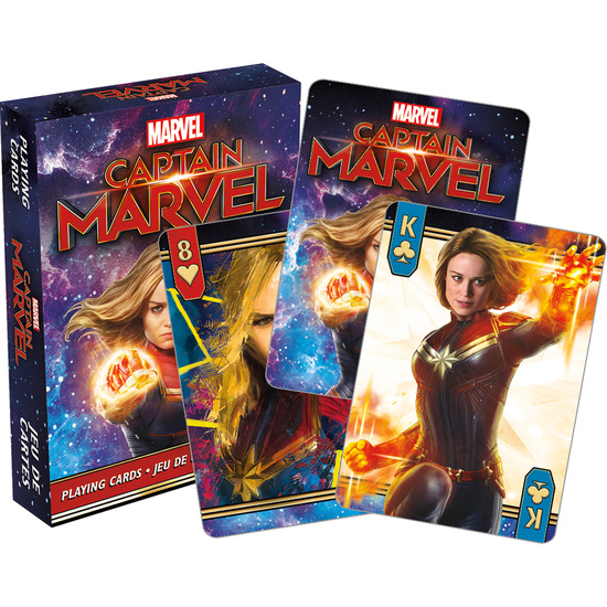 Captain Marvel Movie Playing Cards