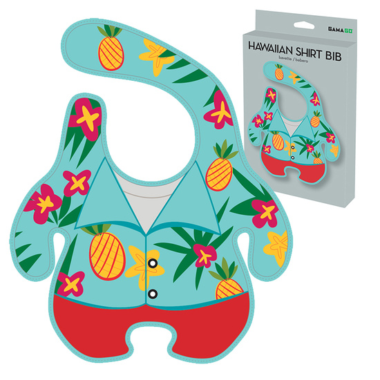 Hawaiian Shirt Baby Bib